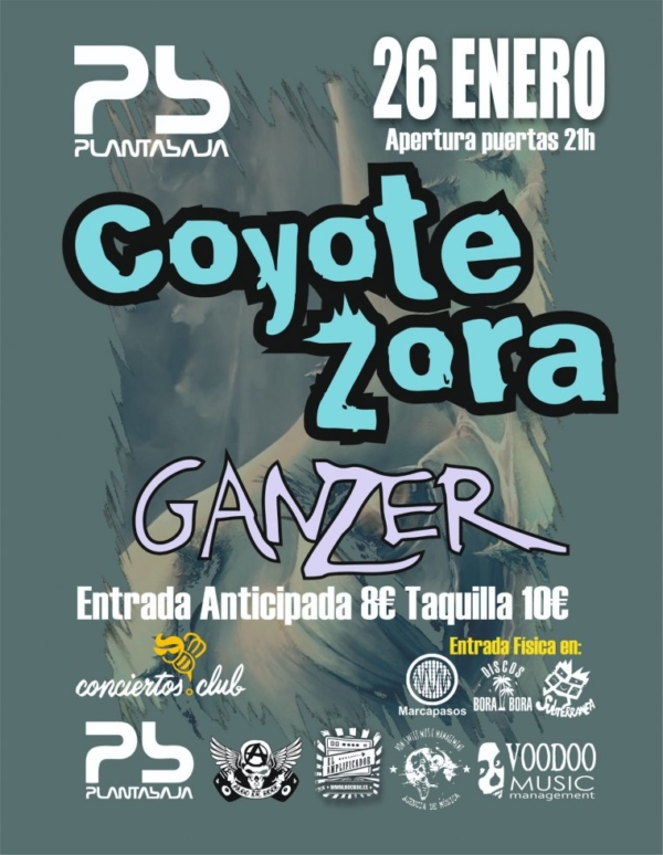 COYOTE ZORA + GANZER (26.01.23) Planta Baja