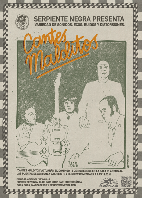 SERPIENTE NEGRA PRESENTA: CANTES MALDITOS (16.11.25) Planta Baja SERPIENTE NEGRA PRESENTA: CANTES MALDITOS (16.11.25)