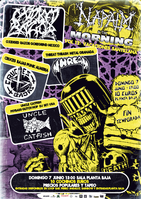 NAPALM IN THE MORNING: Fin de Curso (07.06.26) Planta Baja NAPALM IN THE MORNING: Fin de Curso (07.06.26)