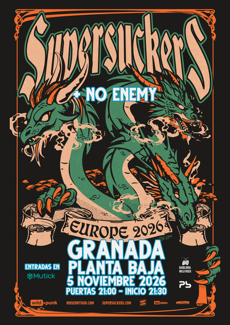 SUPERSUCKERS + NO ENEMY (05.11.26) Planta Baja SUPERSUCKERS + NO ENEMY (05.11.26)